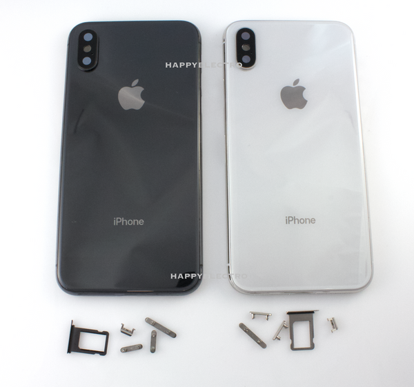 Back Glass Housing Cover Frame Replacement Assembly For iPhone X