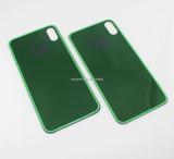 Back Glass Cover With Big Camera Hole Replacement For Apple iPhone X