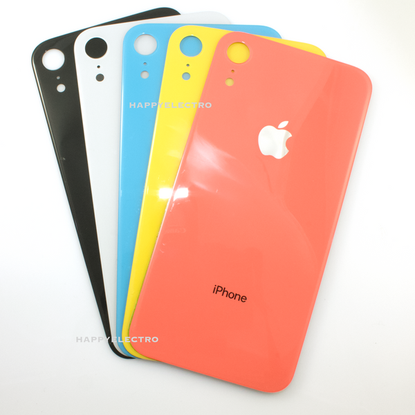 Back Glass Cover With Big Camera Hole Replacement For Apple iPhone XR