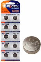10 PKCELL LR44 AG13 A76 L1154 G13 357 SR44W 1.5V Alkaline Button Cell Battery
